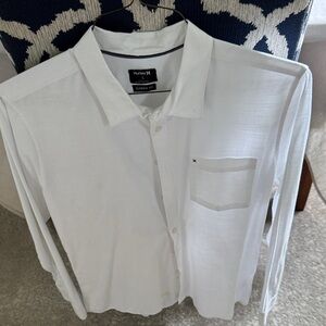 Hurley Classic White Long Sleeve Shirt